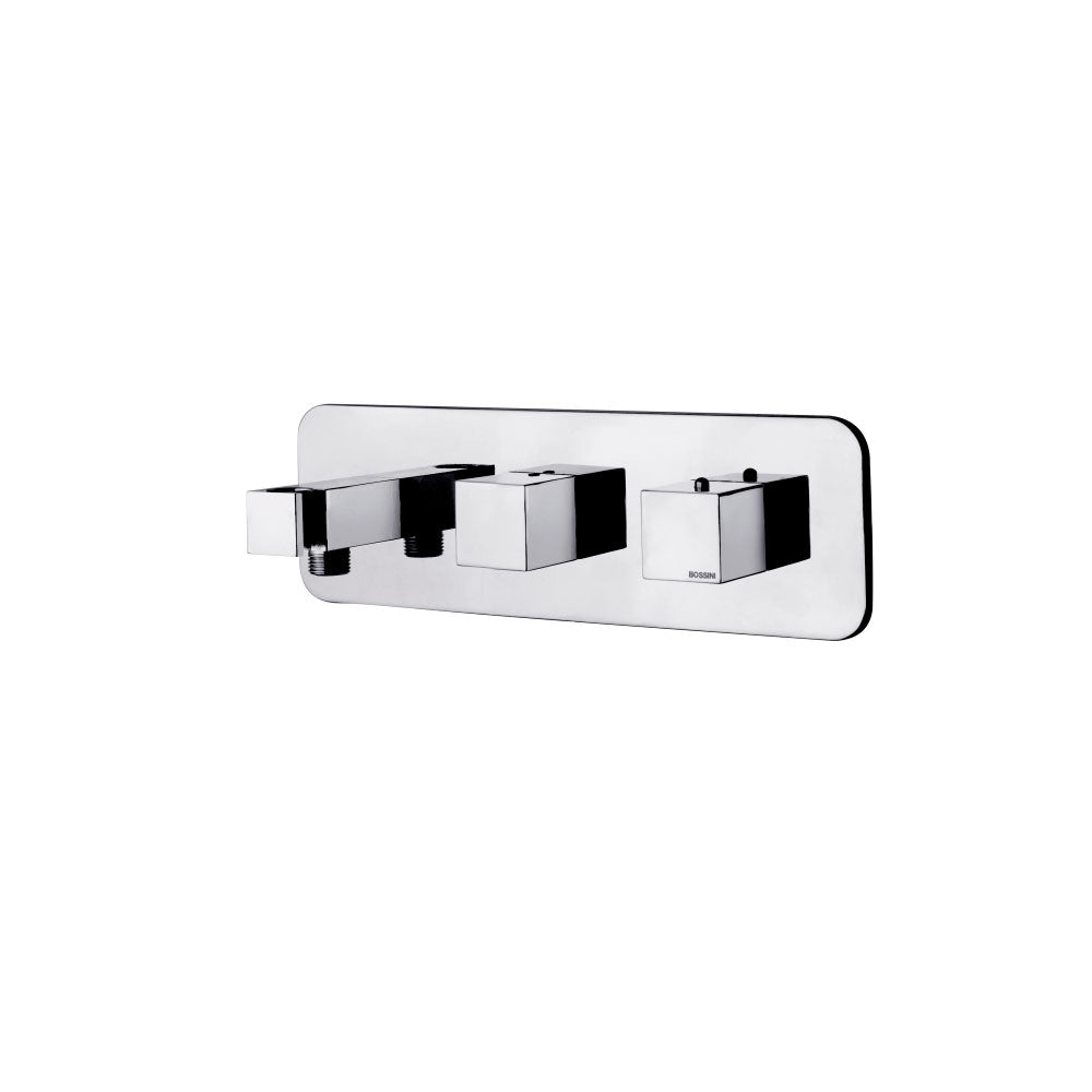 Kit doccia Bossini con miscelatore termostatico con deviatore 2 vie senza doccia by CeramicStore | Lo specialista del tuo bagno