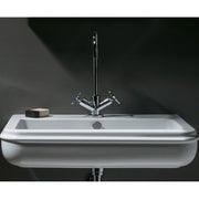Lavabo sospeso 68 cm Azzurra modello Charme in ceramica