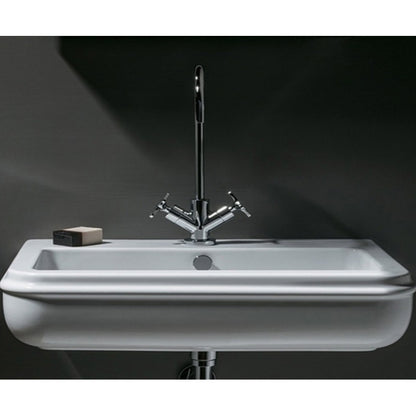 Lavabo sospeso 68 cm Azzurra modello Charme in ceramica