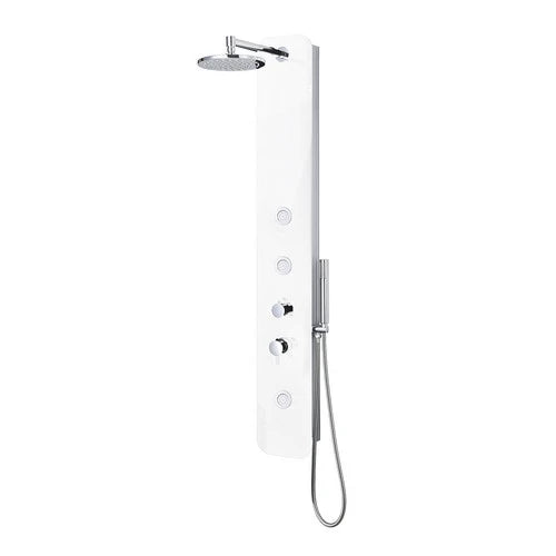 Pannello doccia multifunzione mod. bali bianco lucido