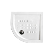 Piatto doccia angolare Althea Ito cm 90x90 ceramica bianca foro diametro cm 8