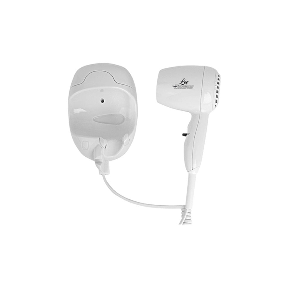 Leo Asciugacapelli a Parete Bianco Spegnimento Automatico by CeramicStore | Lo specialista del tuo bagno