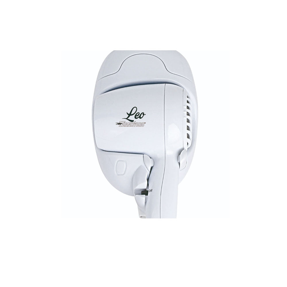 Leo Asciugacapelli a Parete Bianco Spegnimento Automatico by CeramicStore | Lo specialista del tuo bagno