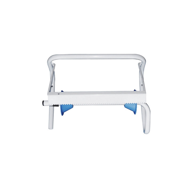 Portarotolo carta murale a bobine in metallo con lame dentate altezza 28 cm