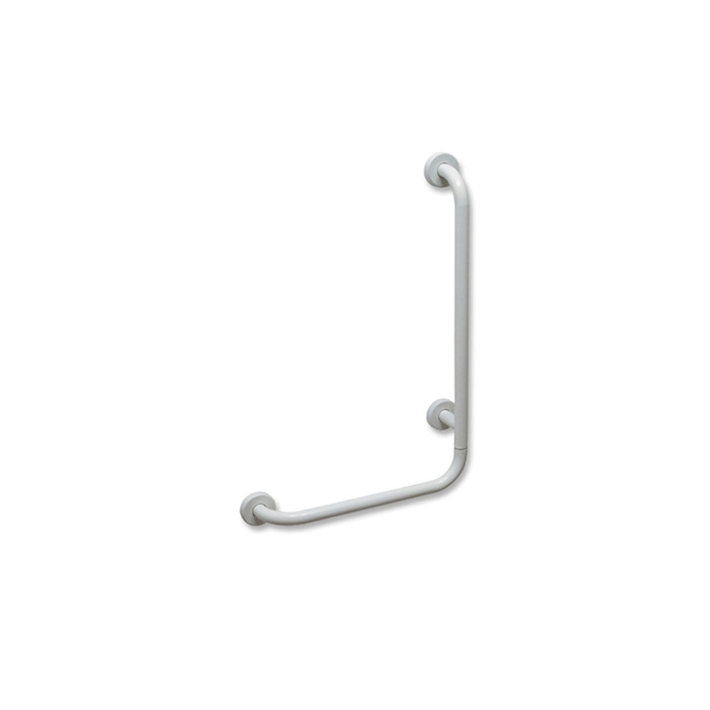 Corrimano angolare 35x65 acetalico bianco montante a destra by CeramicStore | Lo specialista del tuo bagno