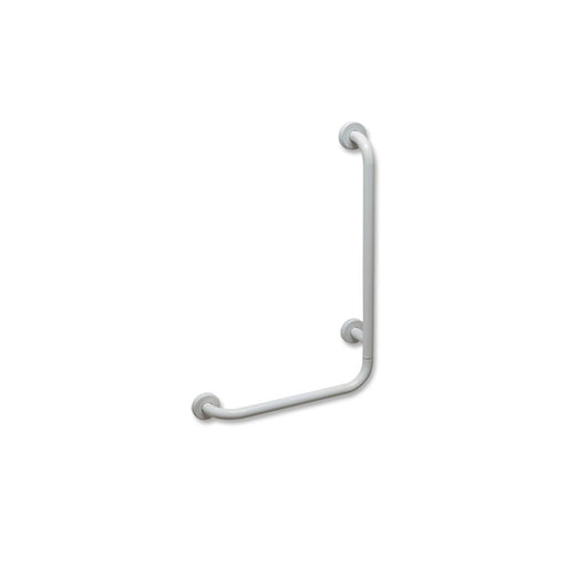 Corrimano angolare 35x65 acetalico bianco montante a destra by CeramicStore | Lo specialista del tuo bagno