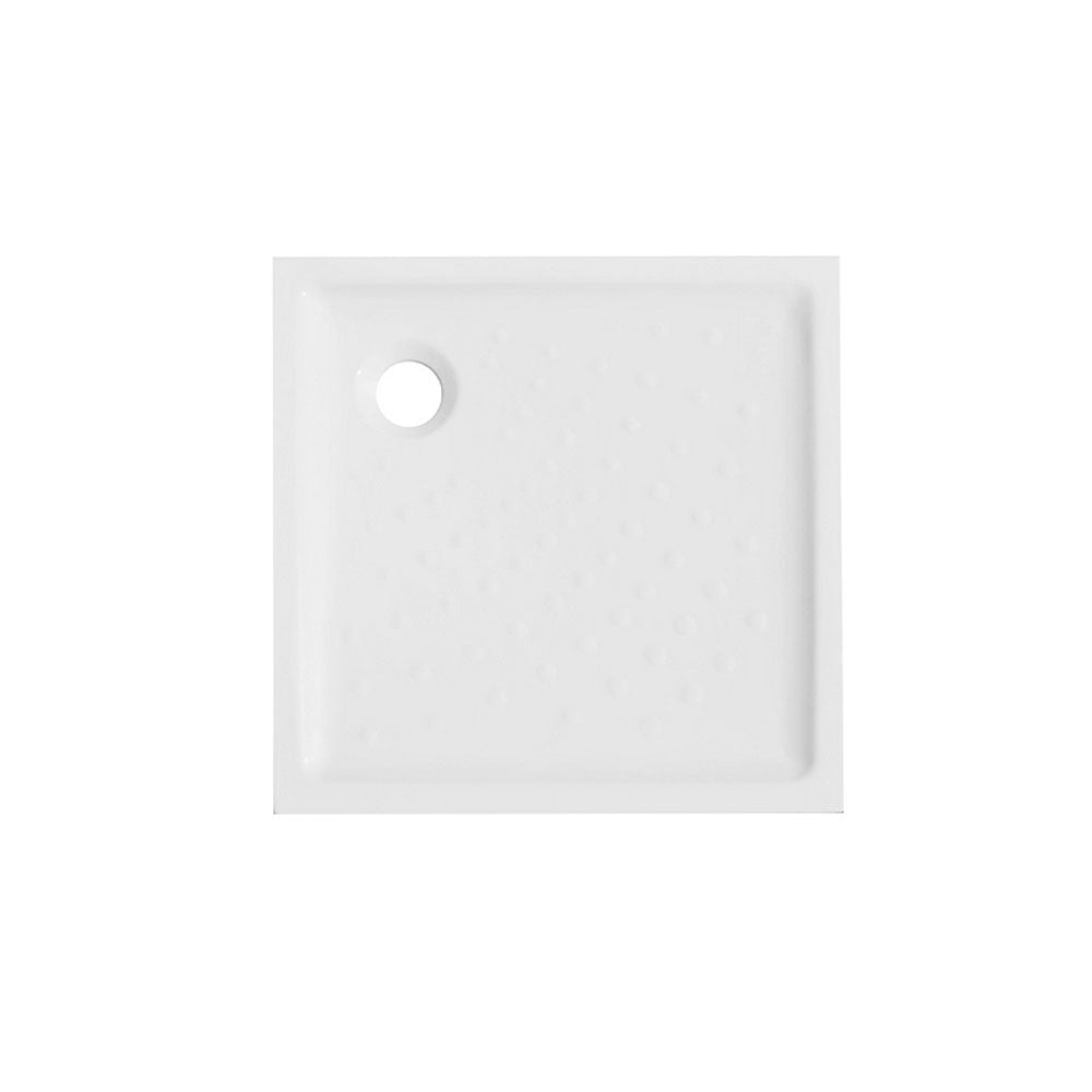 Piatto doccia quadro ceramica bianca 80x80 con altezza 6 cm by CeramicStore | Lo specialista del tuo bagno
