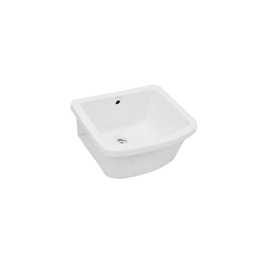 Pilozzo in ceramica bianca con troppopieno 47x40 senza strizzatoio by CeramicStore | Lo specialista del tuo bagno