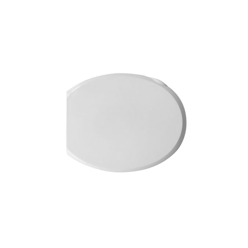 Sedile wc universale bianco Carrara & Matta Tecnoplast Atlantico cerniere fisse in pvc