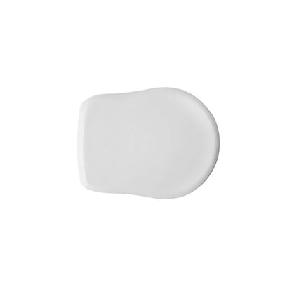 Sedile wc bianco dedicato a casa ceramica Axa serie Contea larghezza 35
