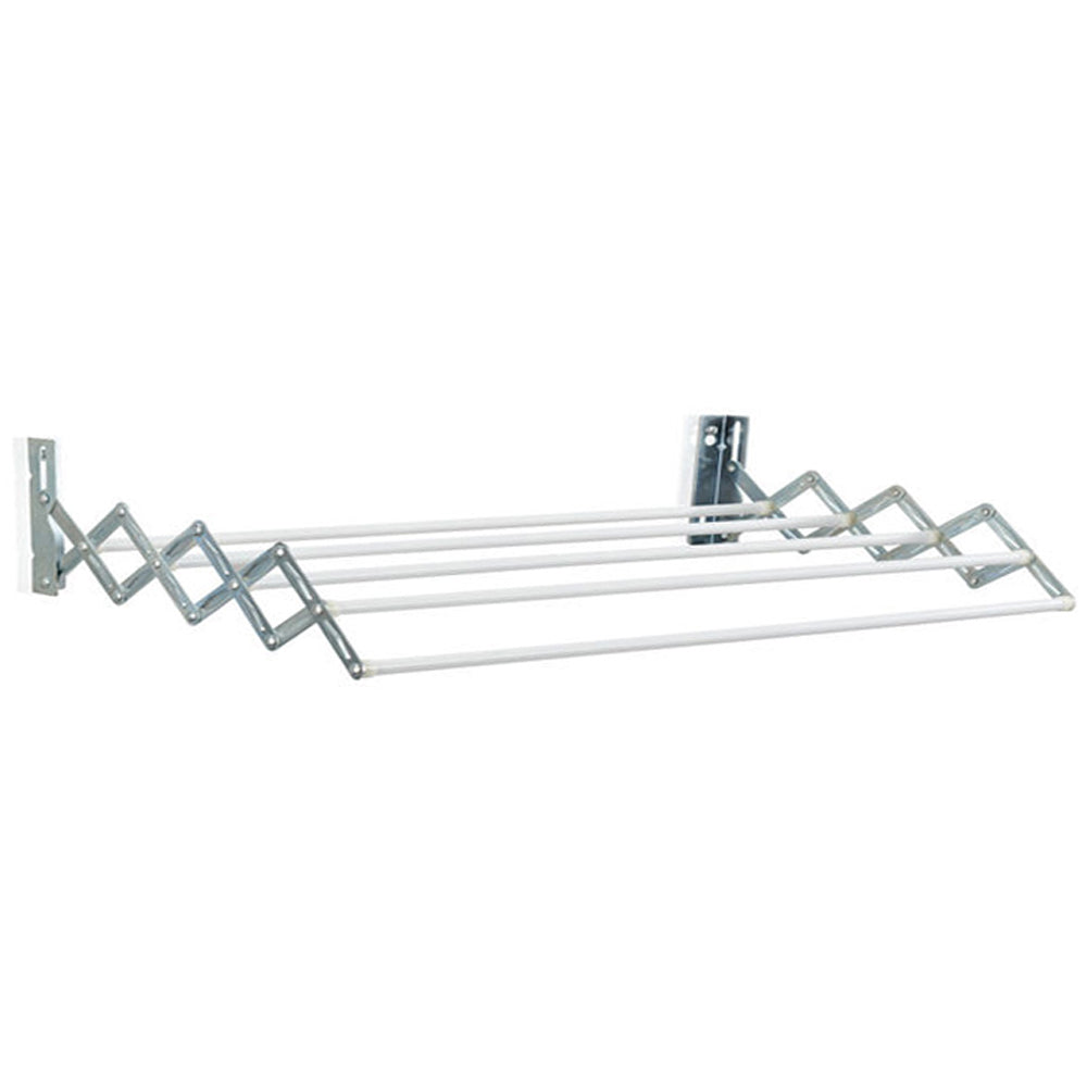 Stendibiancheria estensibile a parete 120 cm in acciaio plastificato by CeramicStore | Lo specialista del tuo bagno