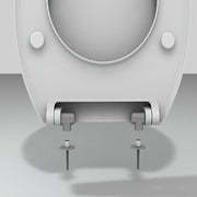 Sedile wc in termoindurente con chiusura soft per Vaso HIDRA Modello LOFT