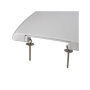 Sedile wc in termoindurente per Ideal Standard vaso serie Tesi  cm cerniere regolabili