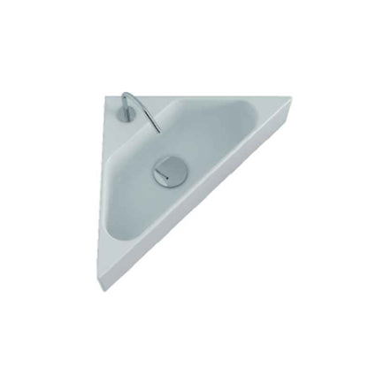 Lavabo angolare in ceramica 30x60 collezione Misura di Domus Falerii by CeramicStore | Lo specialista del tuo bagno