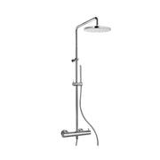 Colonna doccia con miscelatore Termostatico e soffione tondo finitura cromo lucido collezione Spartaco di Mamoli Rubinetterie by CeramicStore | Lo specialista del tuo bagno