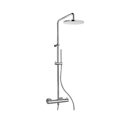Colonna doccia con miscelatore Termostatico e soffione tondo finitura cromo lucido collezione Spartaco di Mamoli Rubinetterie by CeramicStore | Lo specialista del tuo bagno