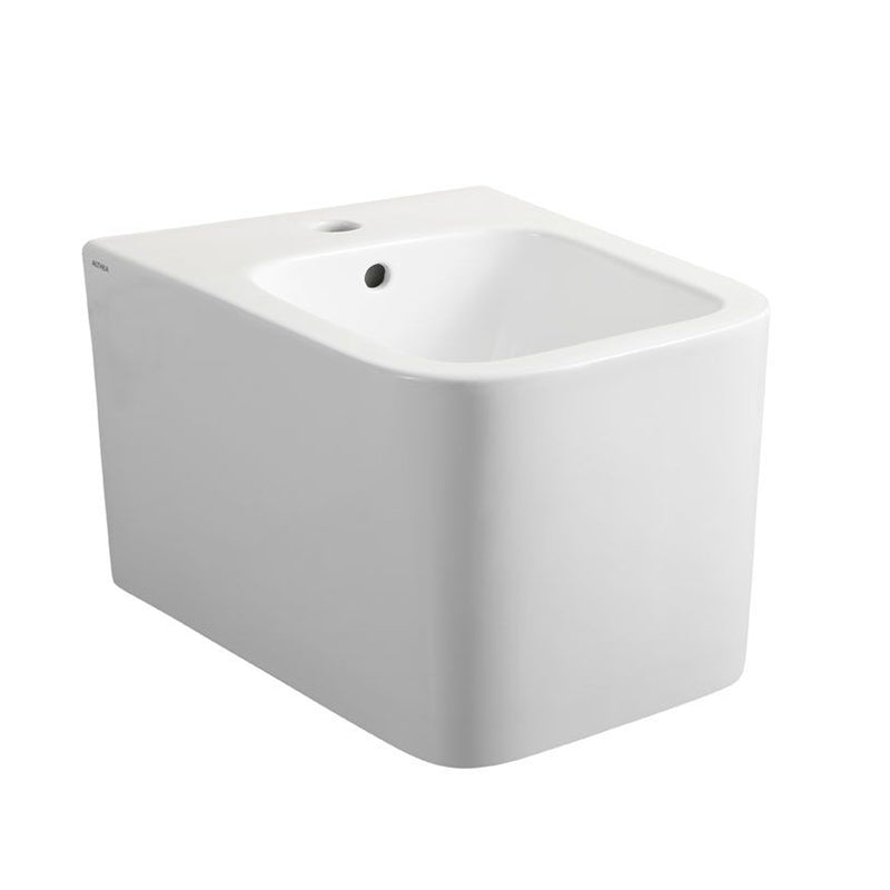 Sanitari sospesi senza brida in ceramica wc-bidet-sedile soft-close slim modello Tak di Althea
