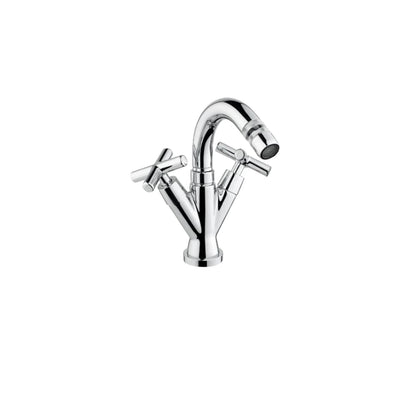 Kit miscelatori lavabo e bidet in ottone cromato collezione Sirio Keller Taps - rubinetto bidet monoforo by CeramicStore | Lo specialista del tuo bagno