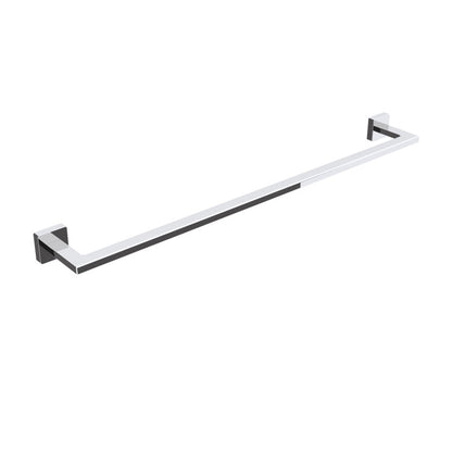 Porta asciugamani in ottone da fissare a parete collezione Dado di Lineabeta - Metallo cromo 640mm by CeramicStore | Lo specialista del tuo bagno