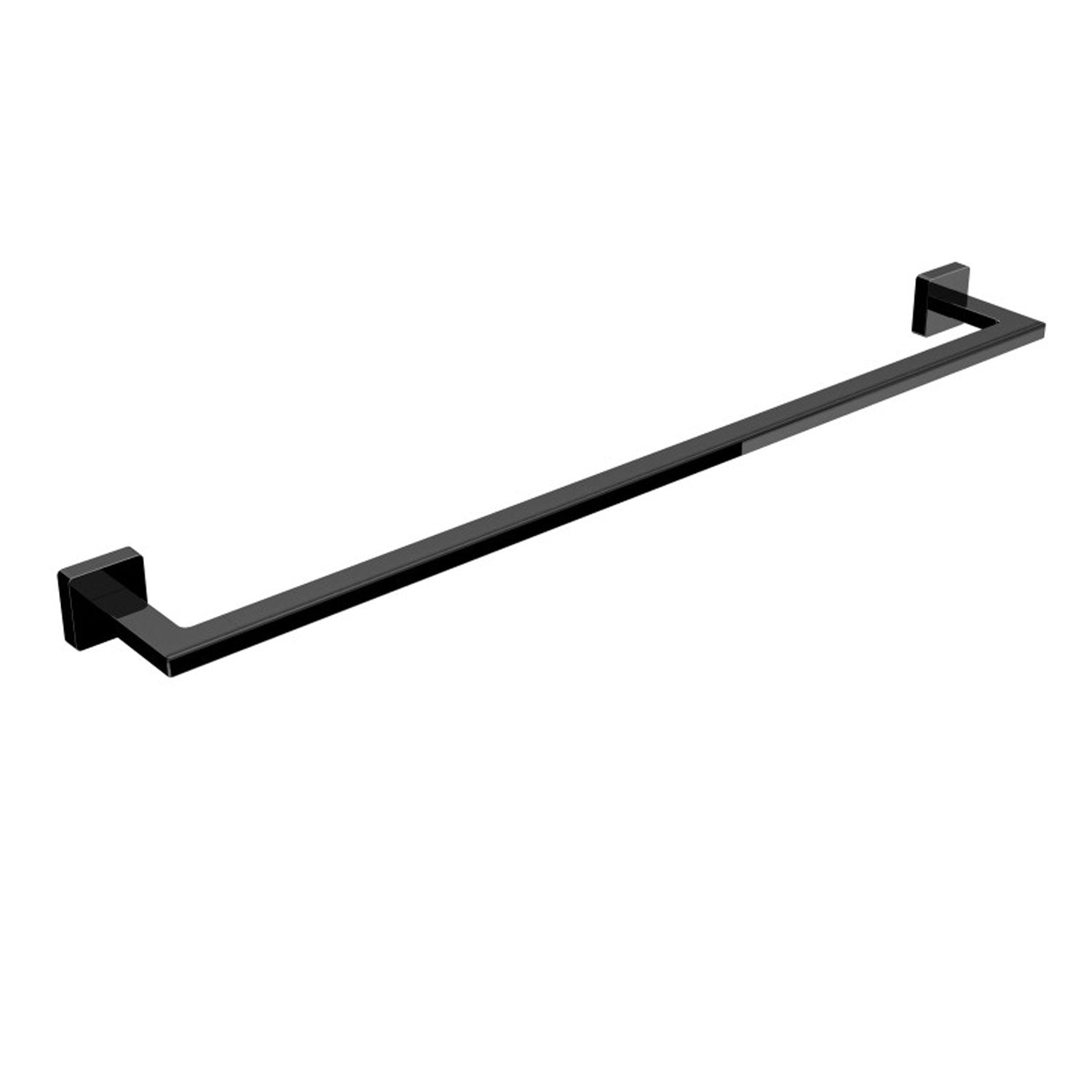 Porta asciugamani in ottone da fissare a parete collezione Dado di Lineabeta - Metallo nero opaco 640mm by CeramicStore | Lo specialista del tuo bagno