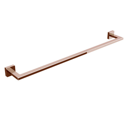 Porta asciugamani in ottone da fissare a parete collezione Dado di Lineabeta - Metallo oro rosa 640mm by CeramicStore | Lo specialista del tuo bagno