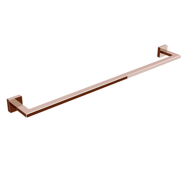 Porta asciugamani in ottone da fissare a parete collezione Dado di Lineabeta - Metallo oro rosa 640mm by CeramicStore | Lo specialista del tuo bagno