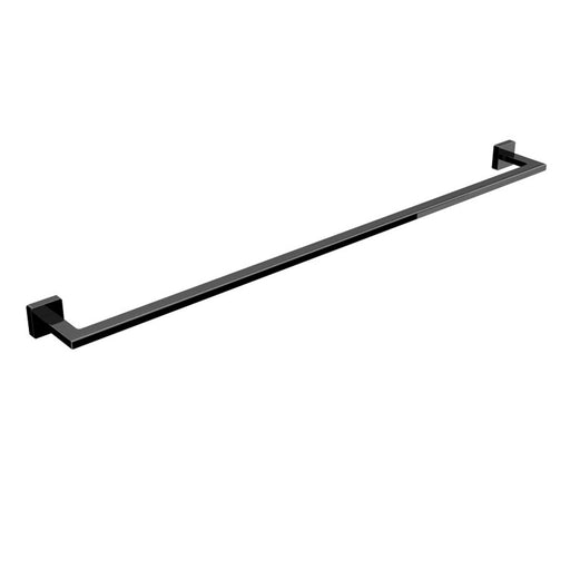 Porta asciugamani in ottone da fissare a parete collezione Dado di Lineabeta - Metallo nero opaco 840mm by CeramicStore | Lo specialista del tuo bagno