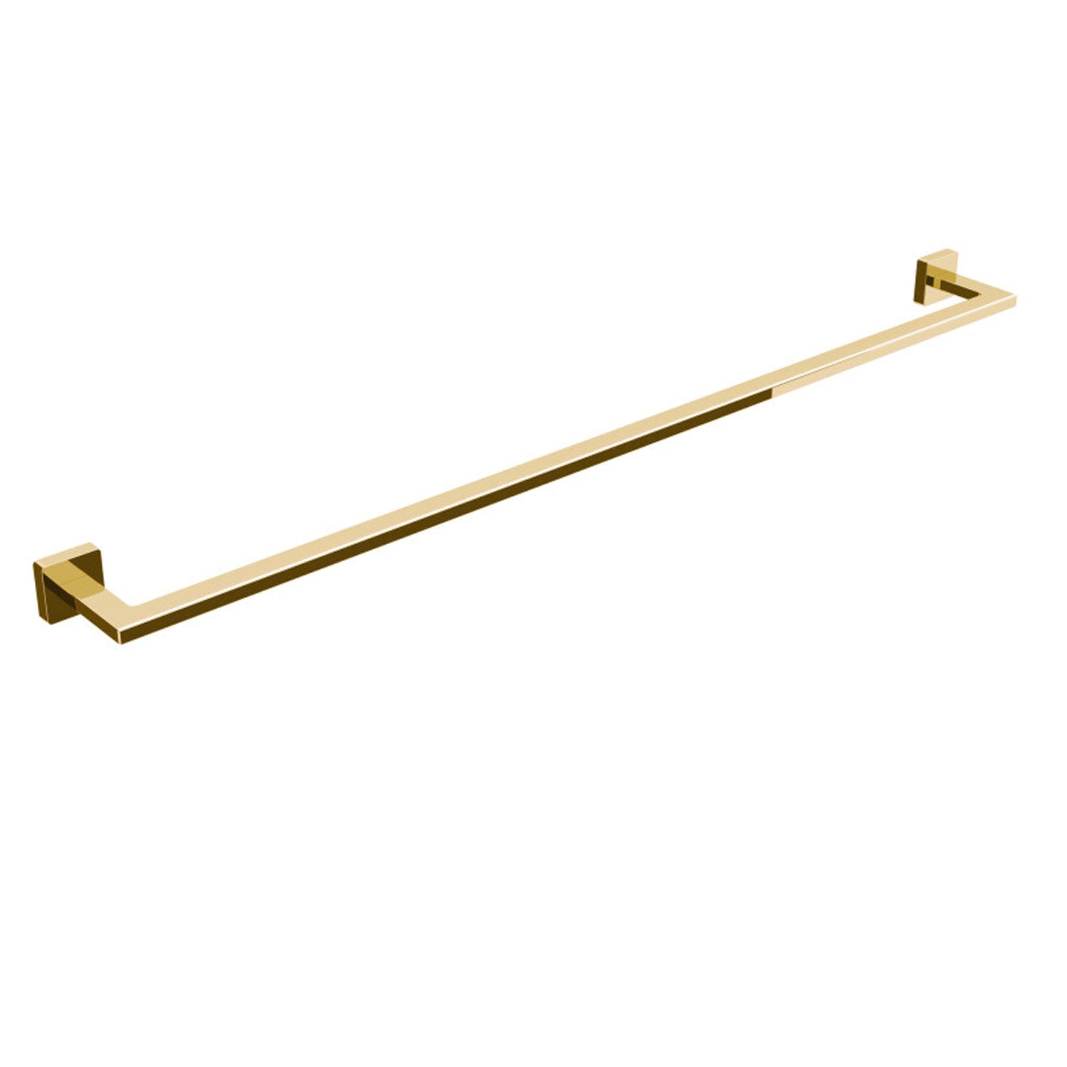 Porta asciugamani in ottone da fissare a parete collezione Dado di Lineabeta - Metallo oro 840mm by CeramicStore | Lo specialista del tuo bagno