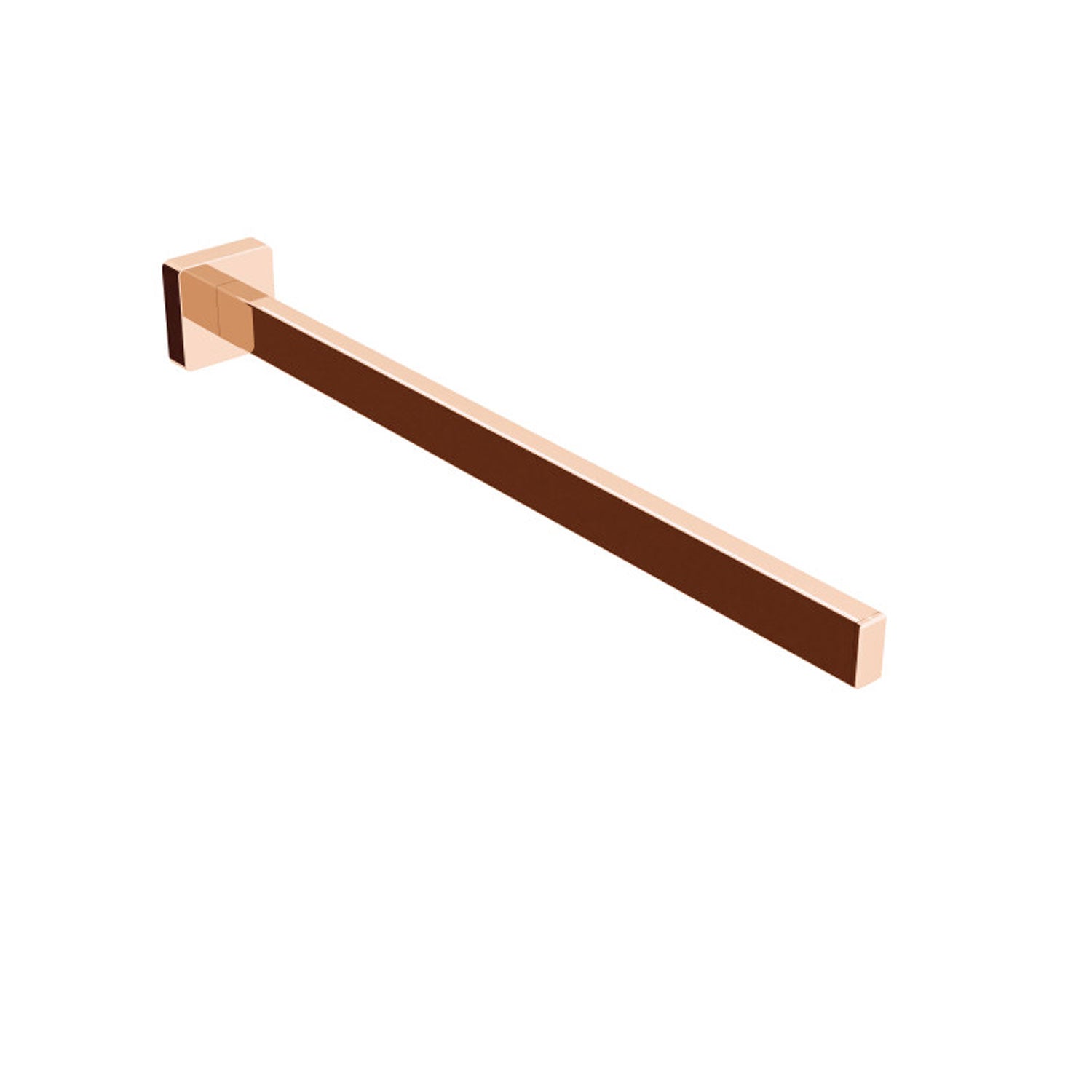 Porta asciugamani in ottone da fissare a parete collezione Dado di Lineabeta - Metallo oro rosa by CeramicStore | Lo specialista del tuo bagno