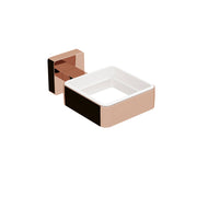 Ghiera porta accessori da fissare a parete in ottone collezione Dado di Lineabeta - metallo oro rosa by CeramicStore | Lo specialista del tuo bagno