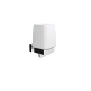 Dispenser sapone con leva e supporto satinato da fissare a parete collezione Dado di Lineabeta 150ml by CeramicStore | Lo specialista del tuo bagno