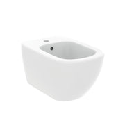 Coppia di sanitari sospesi AcquaBlade serie Tesi di Ideal Standard con sedile slim soft close Bianco Seta