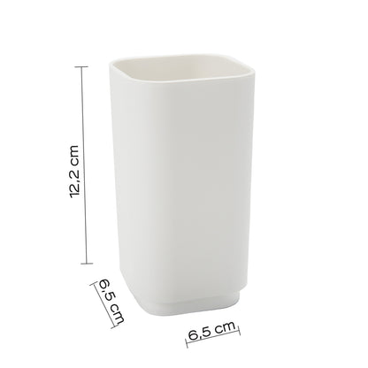 Portaspazzolini da appoggio Gedy serie Seventy - Bianco