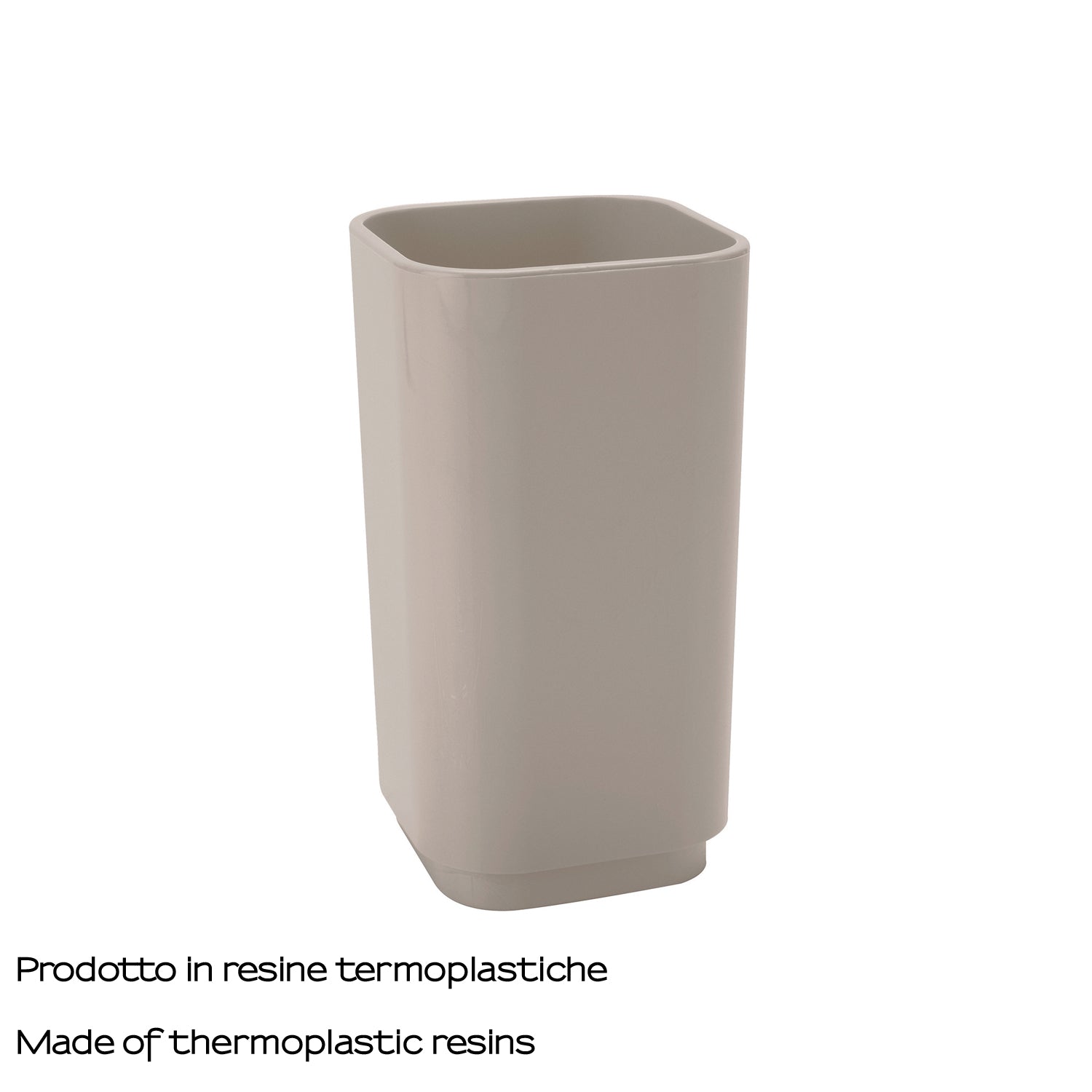 Portaspazzolini da appoggio Gedy serie Seventy - Beige
