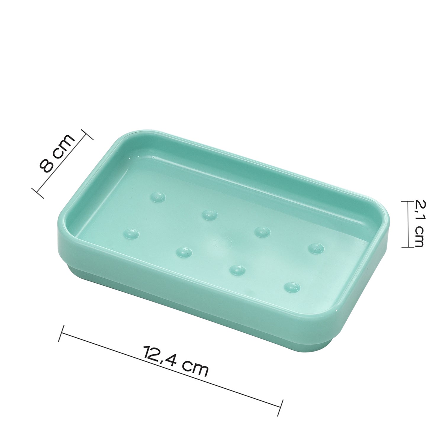 Portasapone da appoggio Gedy serie Seventy - Acquamarina