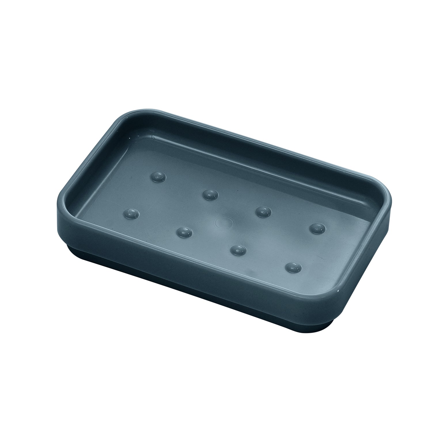 Portasapone da appoggio Gedy serie Seventy - Blu Petrolio