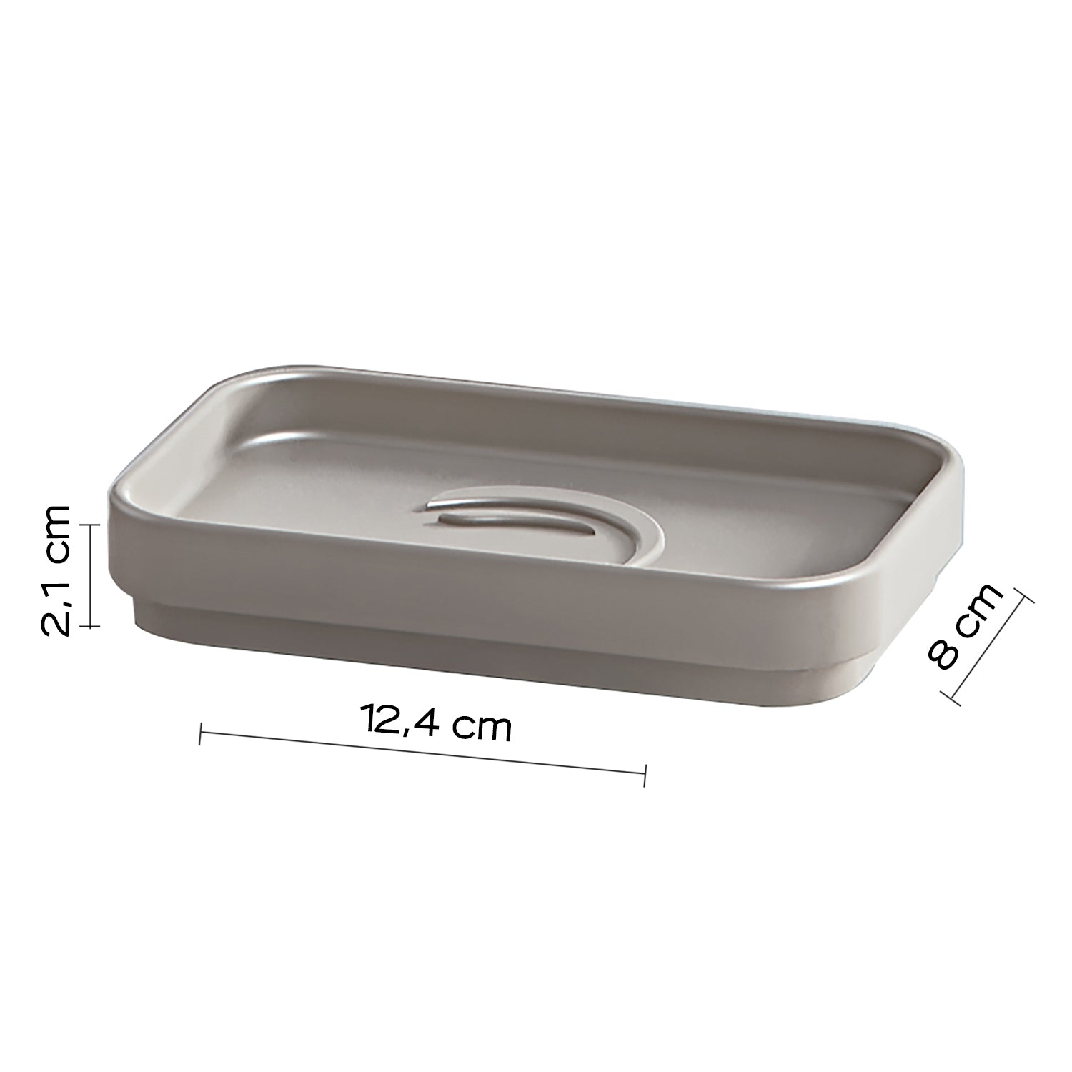 Portasapone da appoggio Gedy serie Seventy - Beige