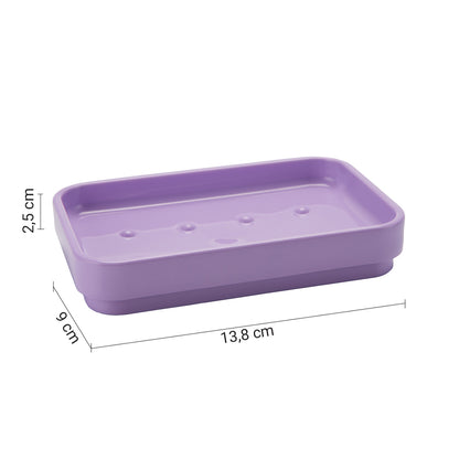 Portasapone da appoggio Gedy serie Seventy - Lilla