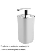Dosasapone da appoggio Gedy serie Seventy - Bianco