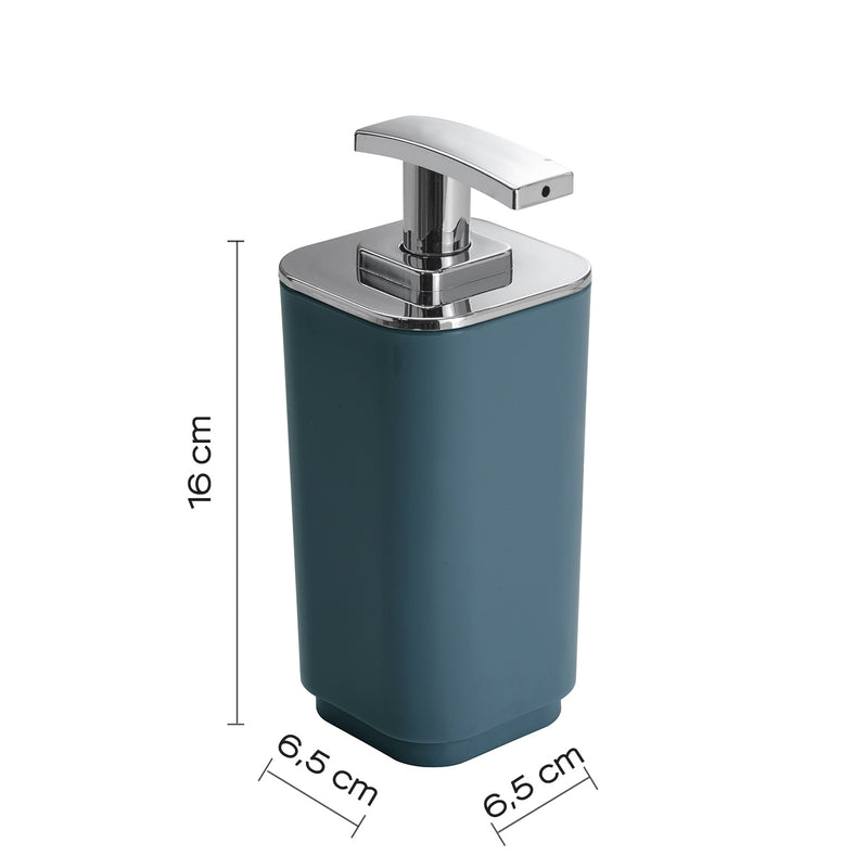 Dosasapone da appoggio Gedy serie Seventy - Blu Petrolio