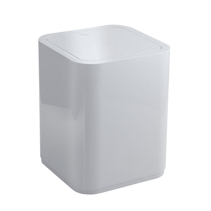 Portarifiuti 8 lt da appoggio Gedy serie Seventy - Bianco by CeramicStore | Lo specialista del tuo bagno