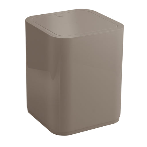 Portarifiuti 8 lt da appoggio Gedy serie Seventy - Tortora by CeramicStore | Lo specialista del tuo bagno