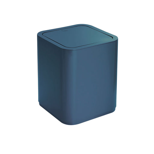 Portarifiuti 8 lt da appoggio Gedy serie Seventy - Blu Petrolio by CeramicStore | Lo specialista del tuo bagno