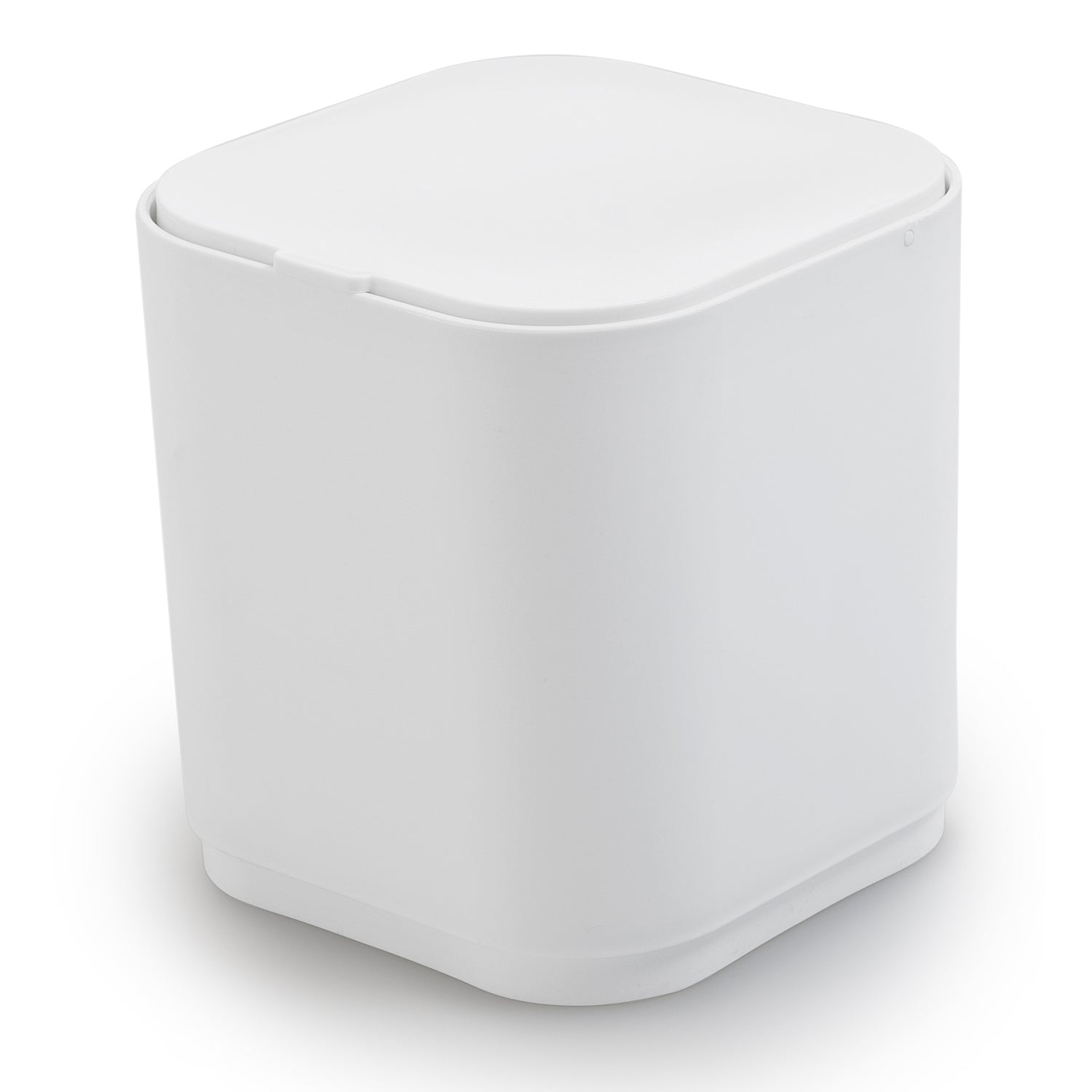 Cestino da tavolo 1.2 lt da appoggio Gedy serie Seventy - Bianco by CeramicStore | Lo specialista del tuo bagno