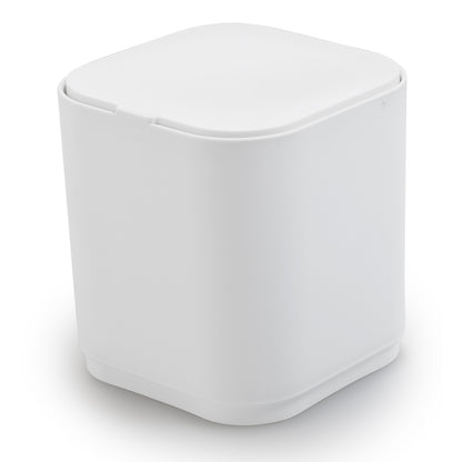 Cestino da tavolo 1.2 lt da appoggio Gedy serie Seventy - Bianco by CeramicStore | Lo specialista del tuo bagno