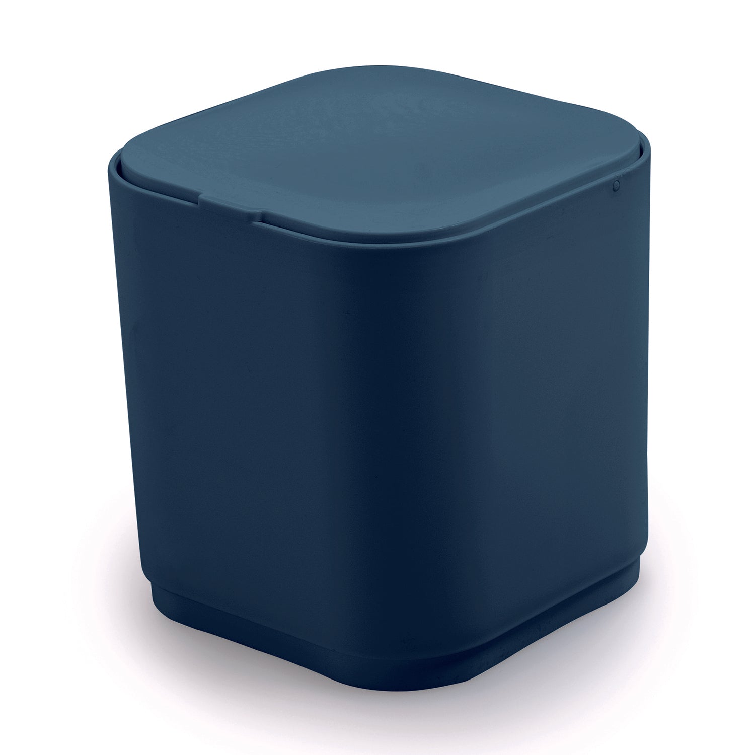 Cestino da tavolo 1.2 lt da appoggio Gedy serie Seventy - Blu Petrolio by CeramicStore | Lo specialista del tuo bagno