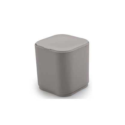 Cestino da tavolo 1.2 lt da appoggio Gedy serie Seventy - Beige by CeramicStore | Lo specialista del tuo bagno