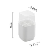 Porta testine per spazzolino elettrico da appoggio Gedy serie Seventy - Bianco