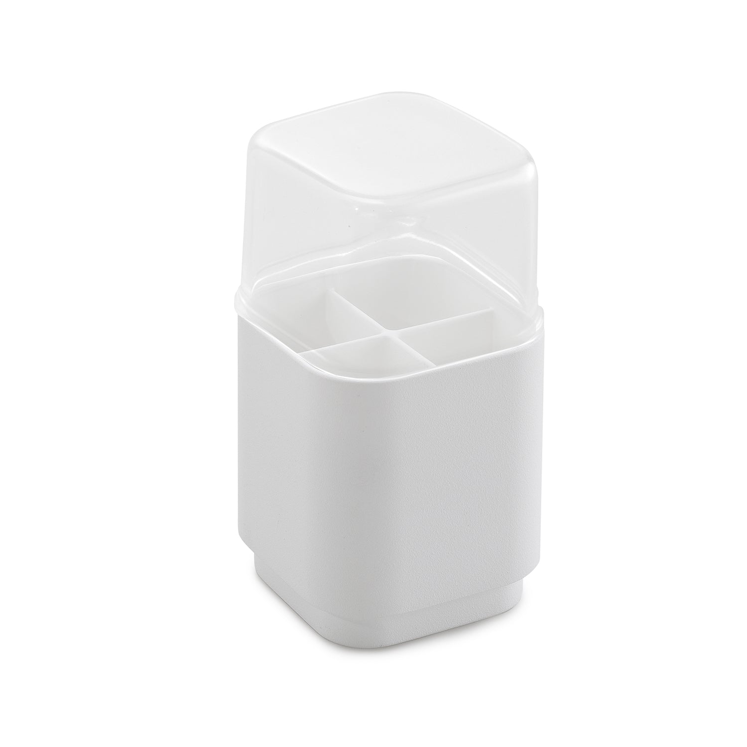 Porta testine per spazzolino elettrico da appoggio Gedy serie Seventy - Bianco