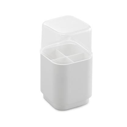 Porta testine per spazzolino elettrico da appoggio Gedy serie Seventy - Bianco